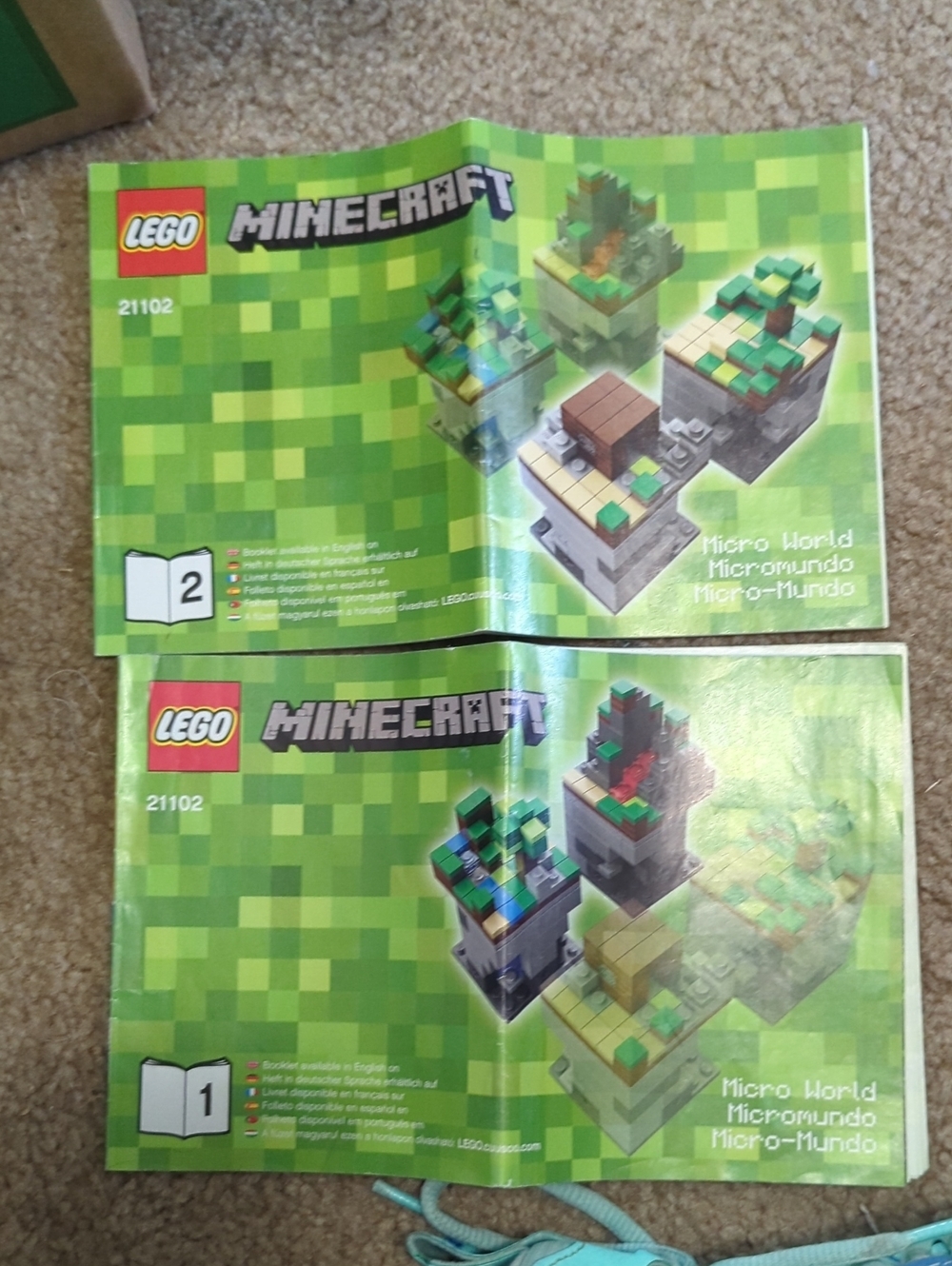 Minecraft Lego 21102 Complete Set